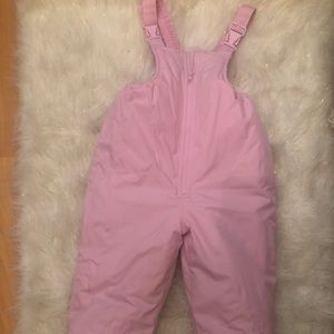 Girls winter skiing  jumpsuit/bib